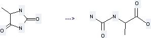 The Alanine, N-(aminocarbonyl)- can be obtained by 5-Methyl-imidazolidine-2, 4-dione.